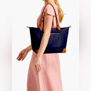 NWT Doris&Jacky Large Navy Blue Tote Bag for Women